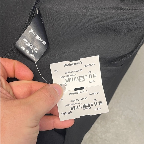 Elegant Black Blazer by COGTHEBIGSMOKE - Picture 2 of 2